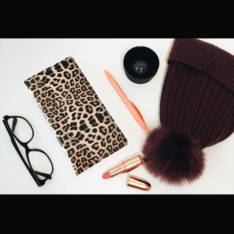 ZYAQUDEC Premium Car Registration and Insurance Holder,Registration Insurance Card Holder of Leopard Print PU Leather Looks Stylish and Special,Glove Box Organizer Makes Your Documents In Order. - Image 3